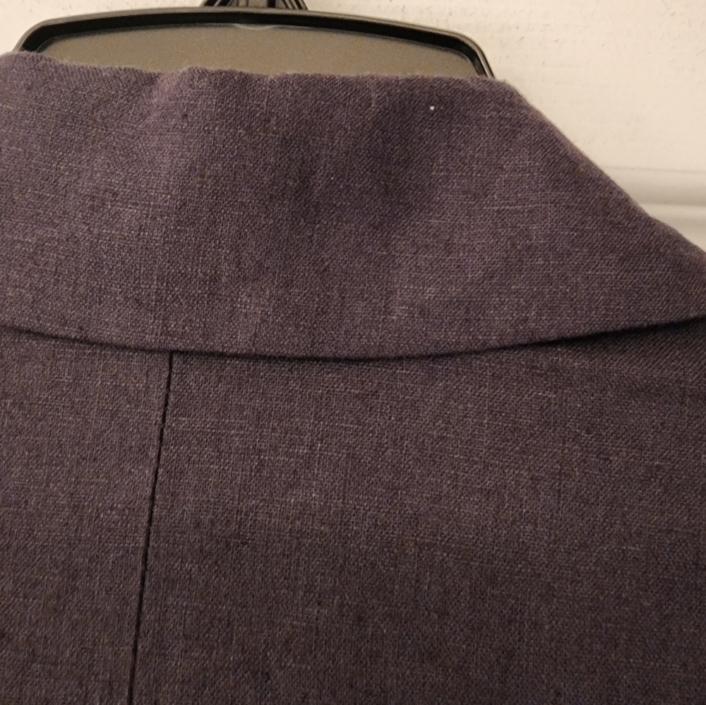 Matty M Bronson Linen Blend Blazer In Black Size MED - Picture 8 of 14